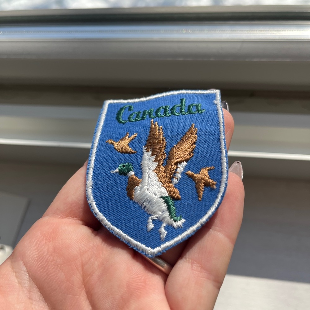 3/$30 🌟 Canada Embroidered Patch with Flying Duck - Picture 2 of 5
